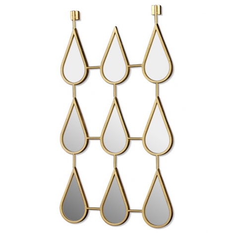 Damla Gold Ayna 56x99 cm