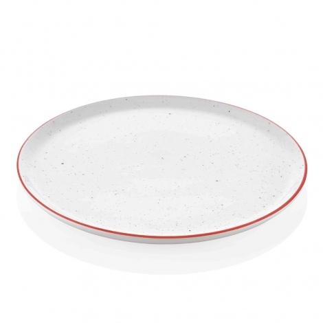 Dots Servis Tabağı - 30 cm - Kırmızı