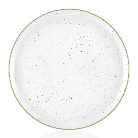 Dots Servis Tabağı - 30 cm - Yeşil