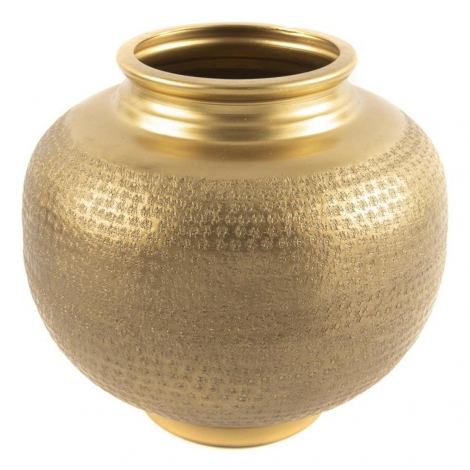 Gold Antik Nikel Vazo 28x32 cm