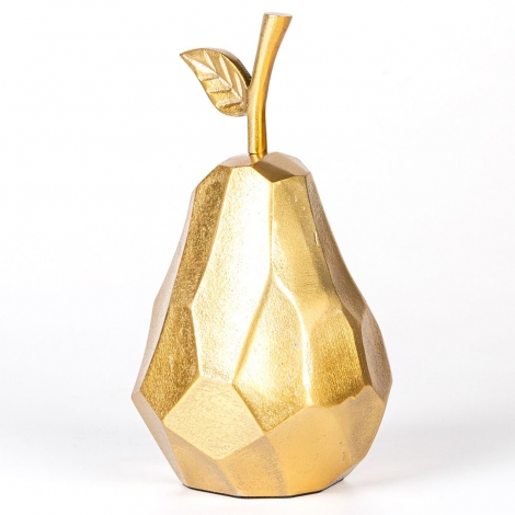 Gold Armut Dekor 22 cm