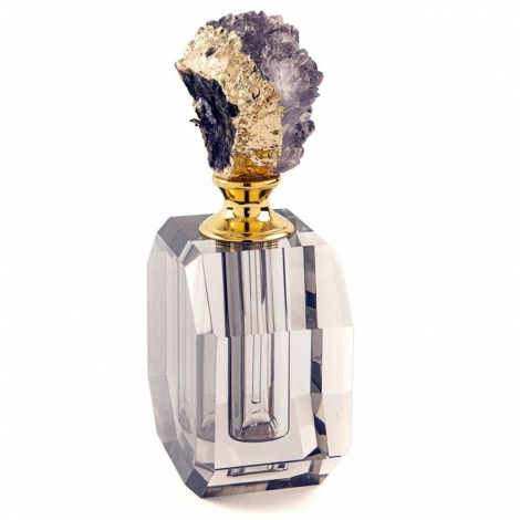 Gold Gri Parfüm Şişesi 6x13 cm