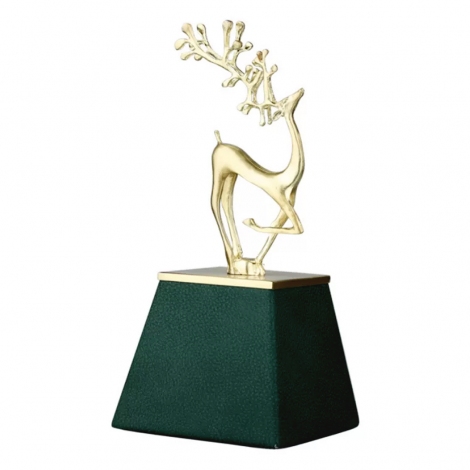 Gold Standlı Geyik 27 cm