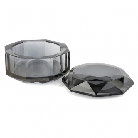 Gri Cam Dekoratif Kutu 11x7 cm