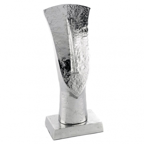 Gümüş Yüz Dekor Obje 12x8x31 cm