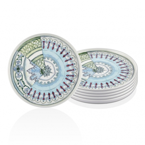 Kintsugi Servis Tabağı 24 Cm - 6 Lı Set