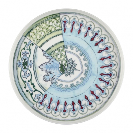 Kintsugi Servis Tabağı 24 Cm - 6 Lı Set