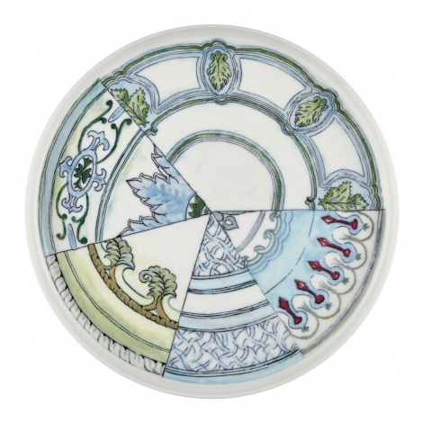 Kintsugi Servis Tabağı 24 Cm - 6 Lı Set