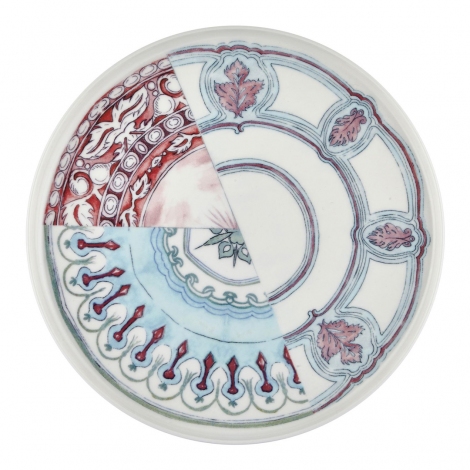 Kintsugi Servis Tabağı 28 Cm - 6 Lı Set
