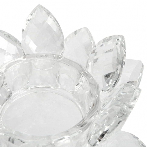 Kristal Lotus Mumluk 6x10 cm