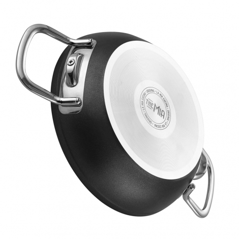 La Mia Cucina 20 cm Kapaklı Sahan - Siyah