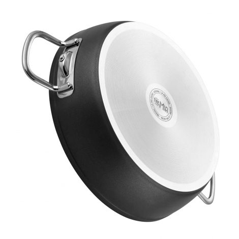 La Mia Cucina 24 cm Kısa Tencere - Siyah