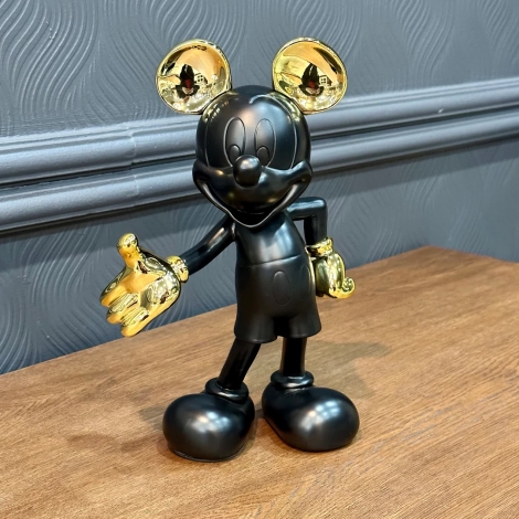 Mickey Mouse Black-Gold Dekor 18x11x29 cm