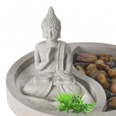 Mini Buddha Zen Bahçe Seti 19x19x12 cm
