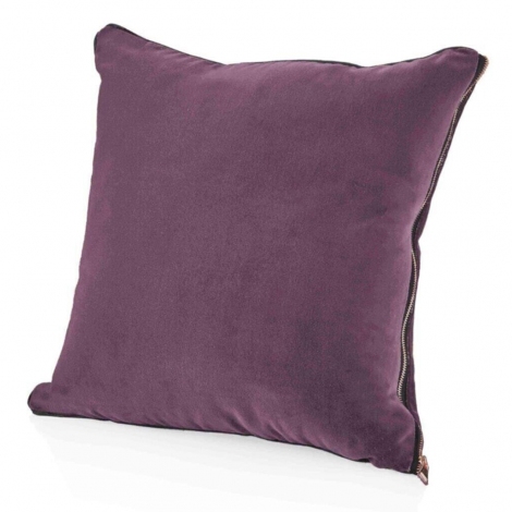 Mor Kadife Yastık 40 x 40 Cm