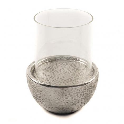 Oval Metal Mumluk 12x17 cm