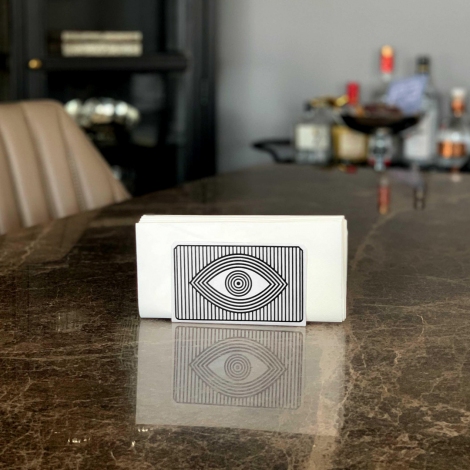 Peçetelik Beyaz 13 x 8 Cm - Eye