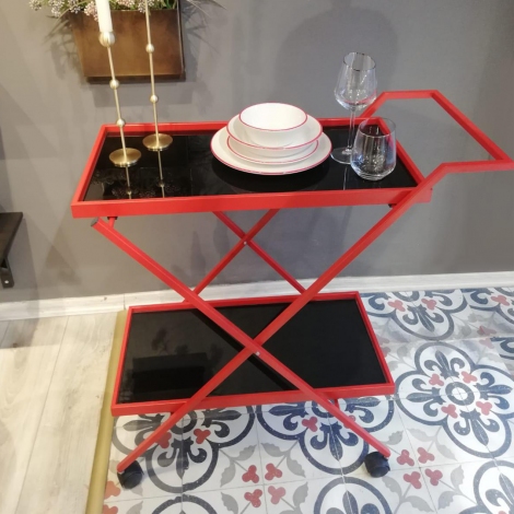 Servis Arabası 80x80x35 cm - Kırmızı