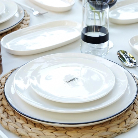 Summertime Pasta Tabağı 6lı Set - 19 cm