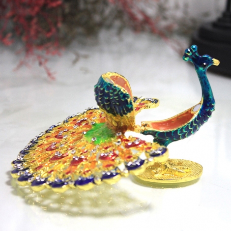 Swarovski Tavuskuşu Dekoratif Aksesuar