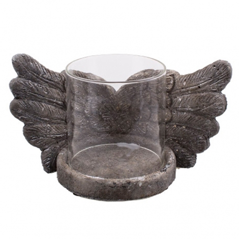 Taş Melek Kanat T-light 25 cm