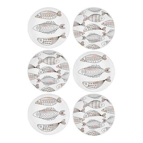 Wish Pasta Tabağı 6'lı Set 19 Cm