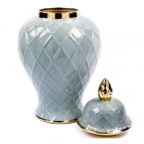 Yeşil Gold Seramik Küp 52 cm